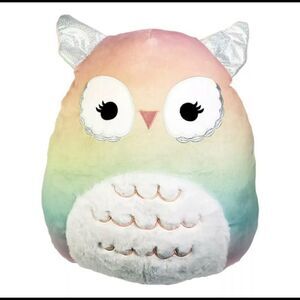 Squishmallows Britta the Owl 16” Rainbow Owl Squishmallow New